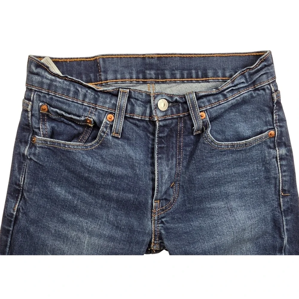Levi's 511‎ Stretch Slim Tapered Fit Dark Wash Denim Jean Men's Size 29X30